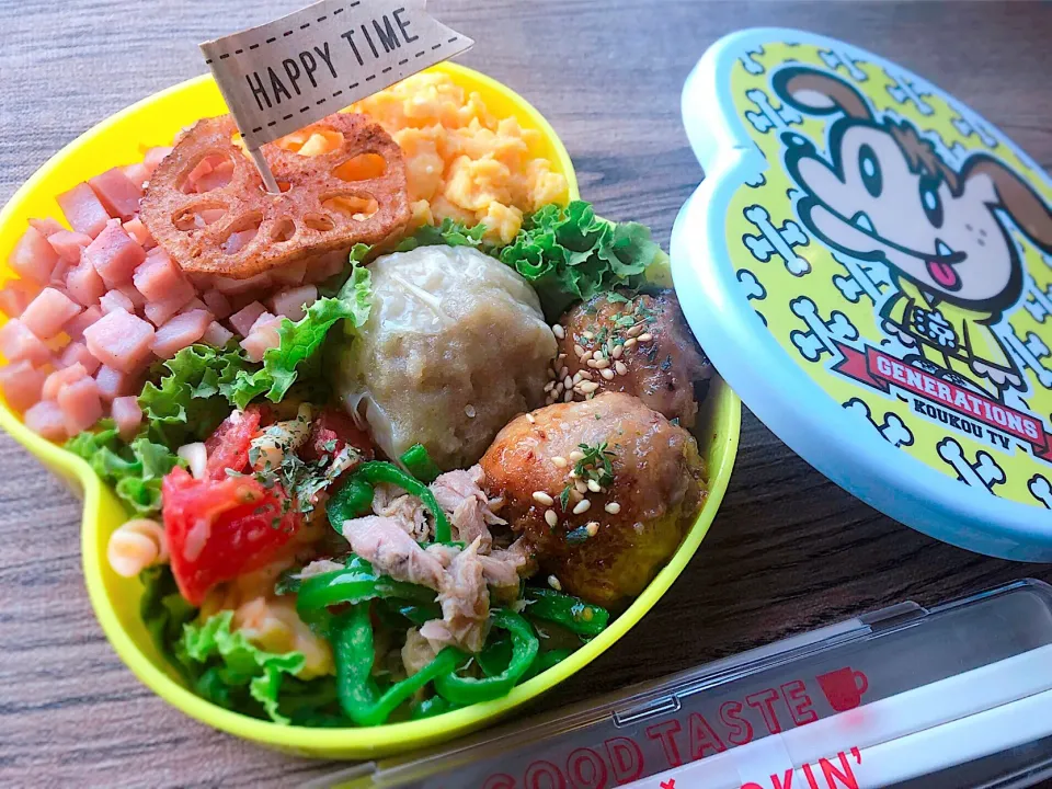 きょうのお弁当（ベーコンと卵のそぼろごはん）|mamiさん