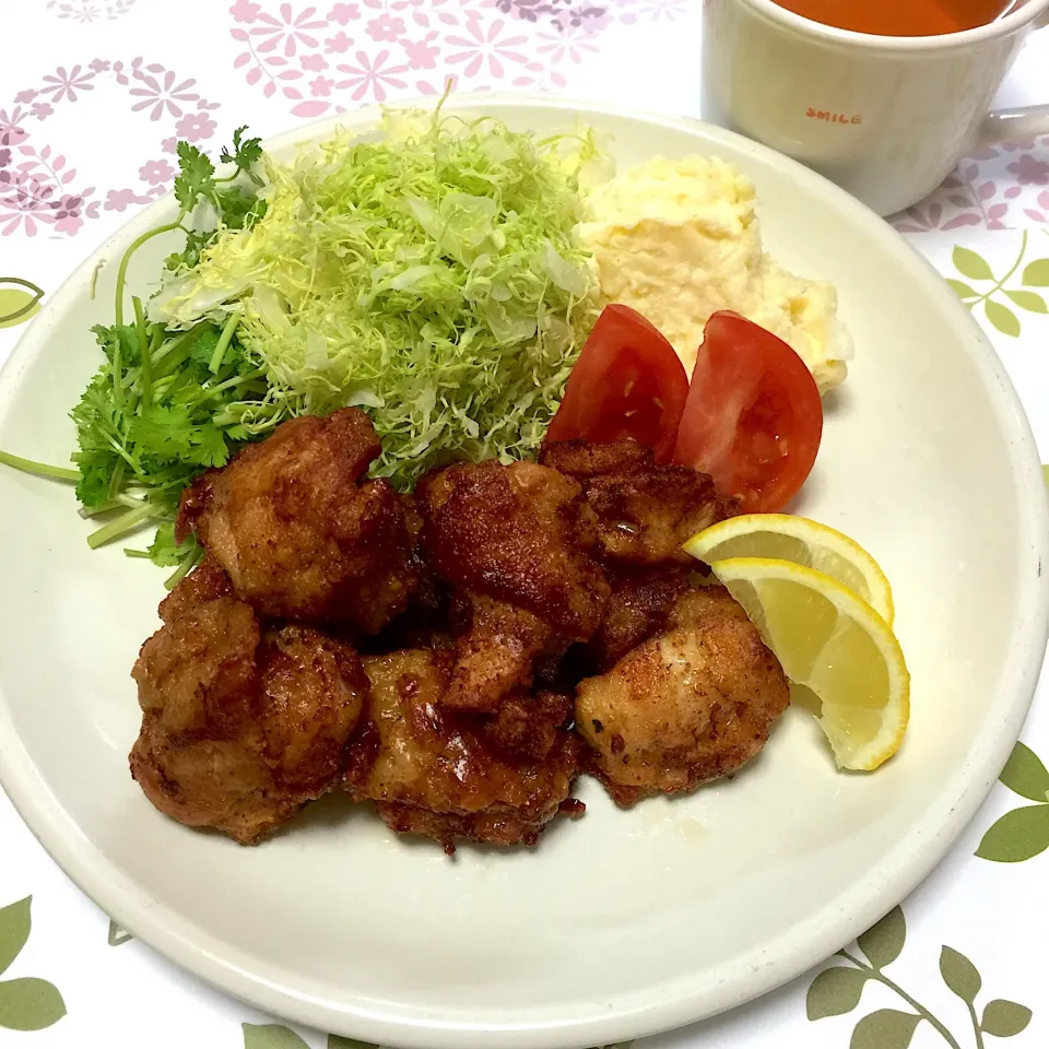 鶏もも肉の唐揚げ|まみっこさん