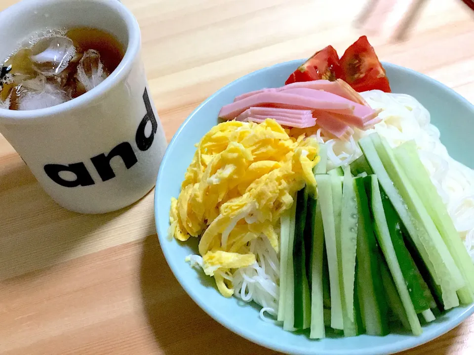 Snapdishの料理写真:冷やし中華風そうめん|パトラさん