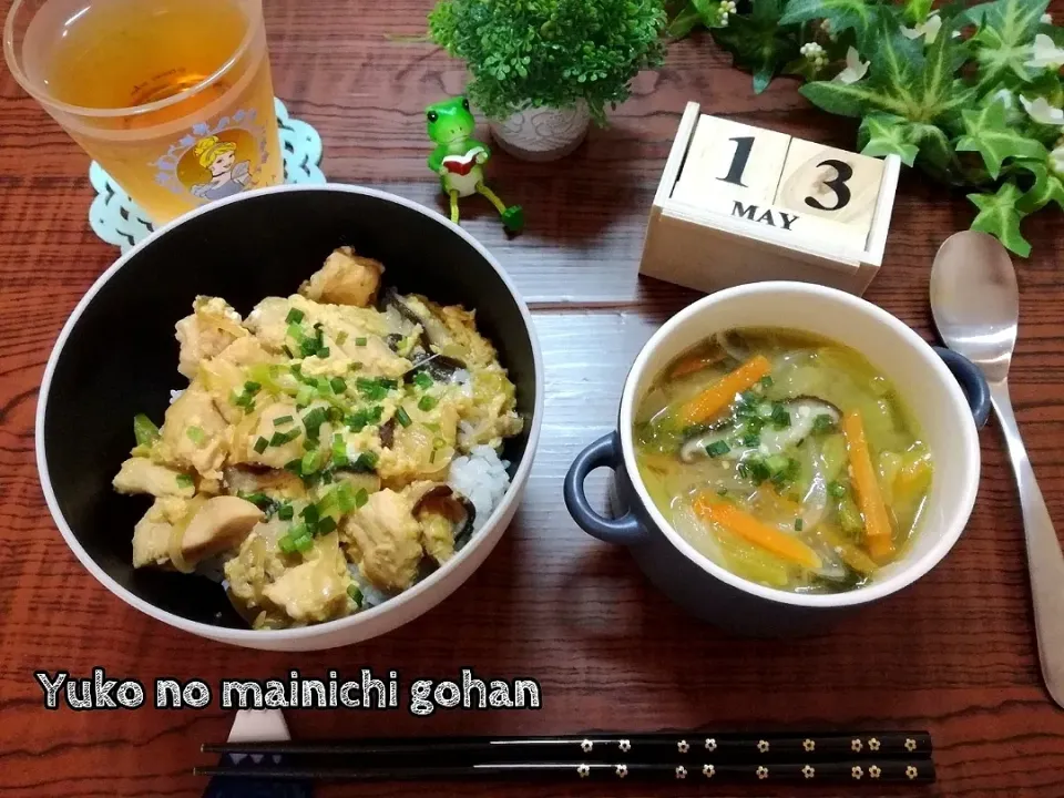 Snapdishの料理写真:夜ご飯～卵ふわふわ親子丼～|cookinyukoさん