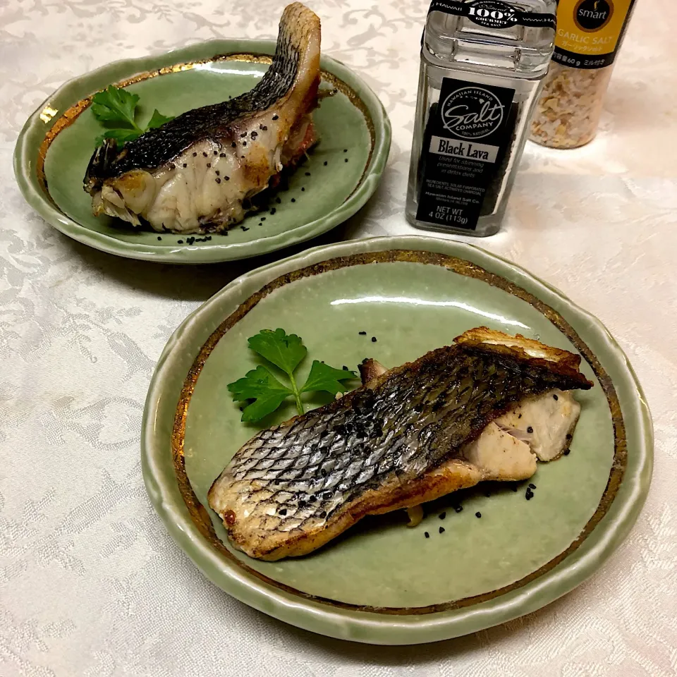 鯛のブラックソルト焼き＊|henryさん