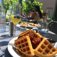 Chicken and waffles|Connie Kay Hiattさん