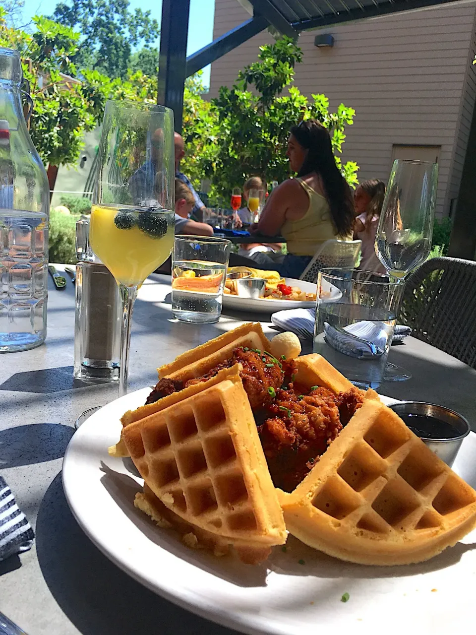 Chicken and waffles|Connie Kay Hiattさん