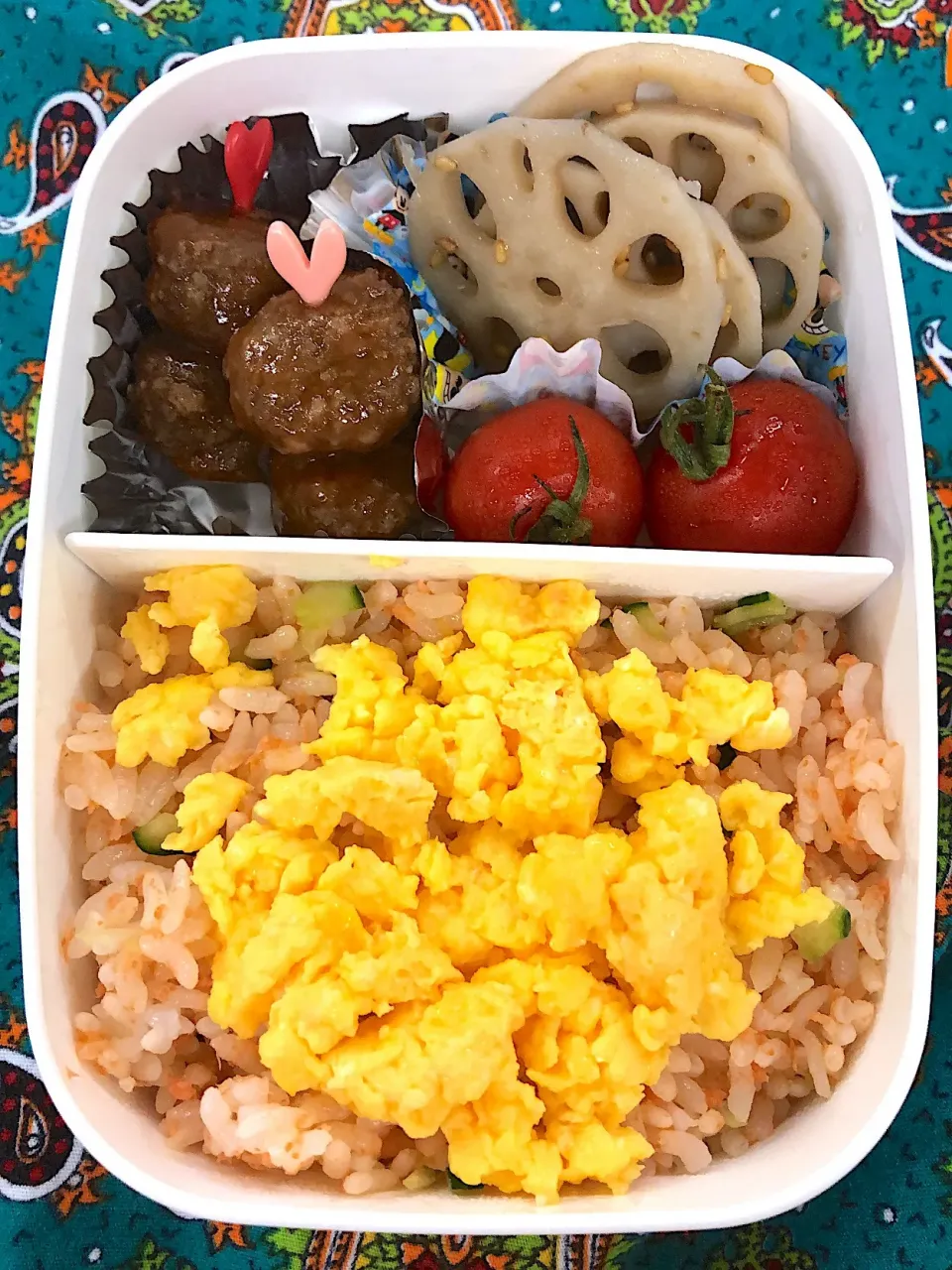 シャケと玉子のまぜご飯弁当|超絶トルーマン石6さん