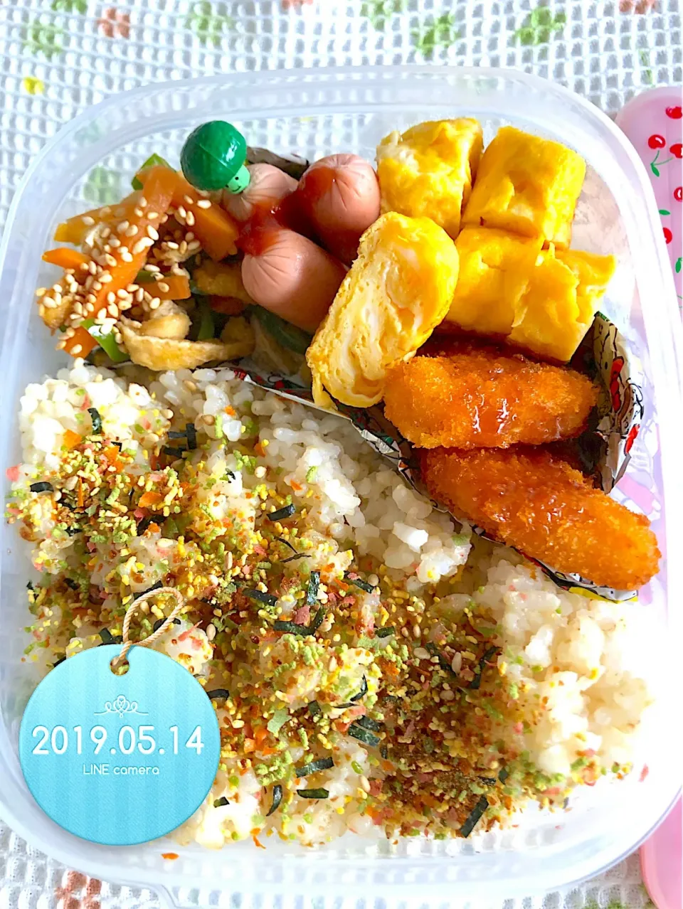 エビ寄せフライJKお弁当|harutomomamaさん