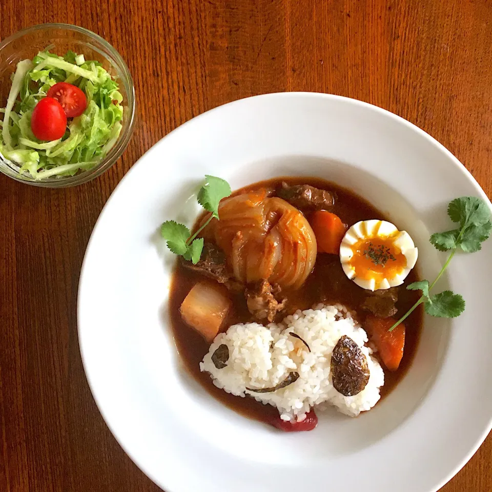 圧力鍋で作った牛すじカレー|Kさん