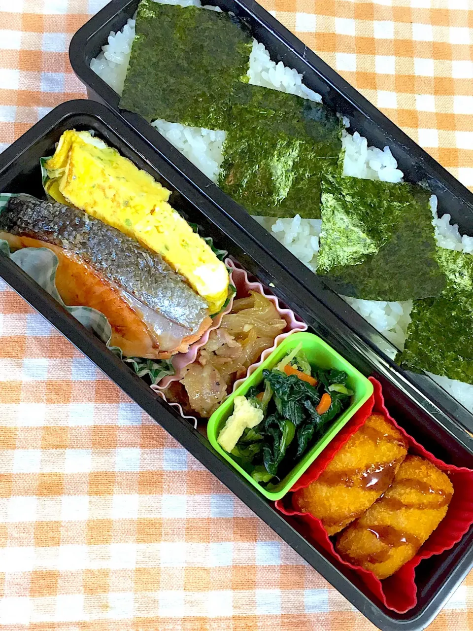 5/13☆旦那☆しゃけコロ弁当|ちーさん