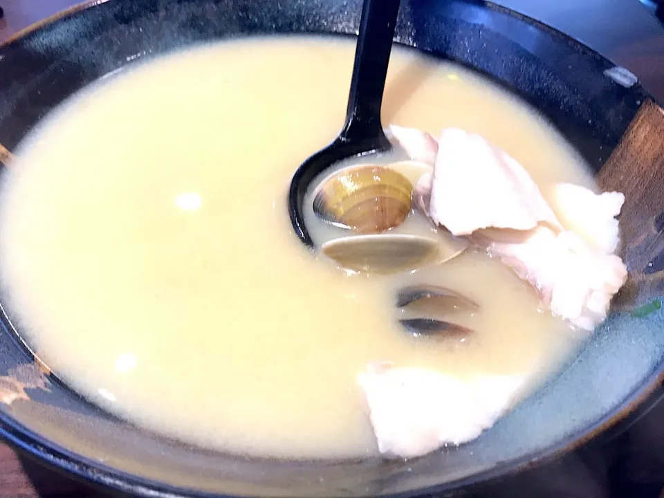 Fish & clams miso soup|Sky Blueさん