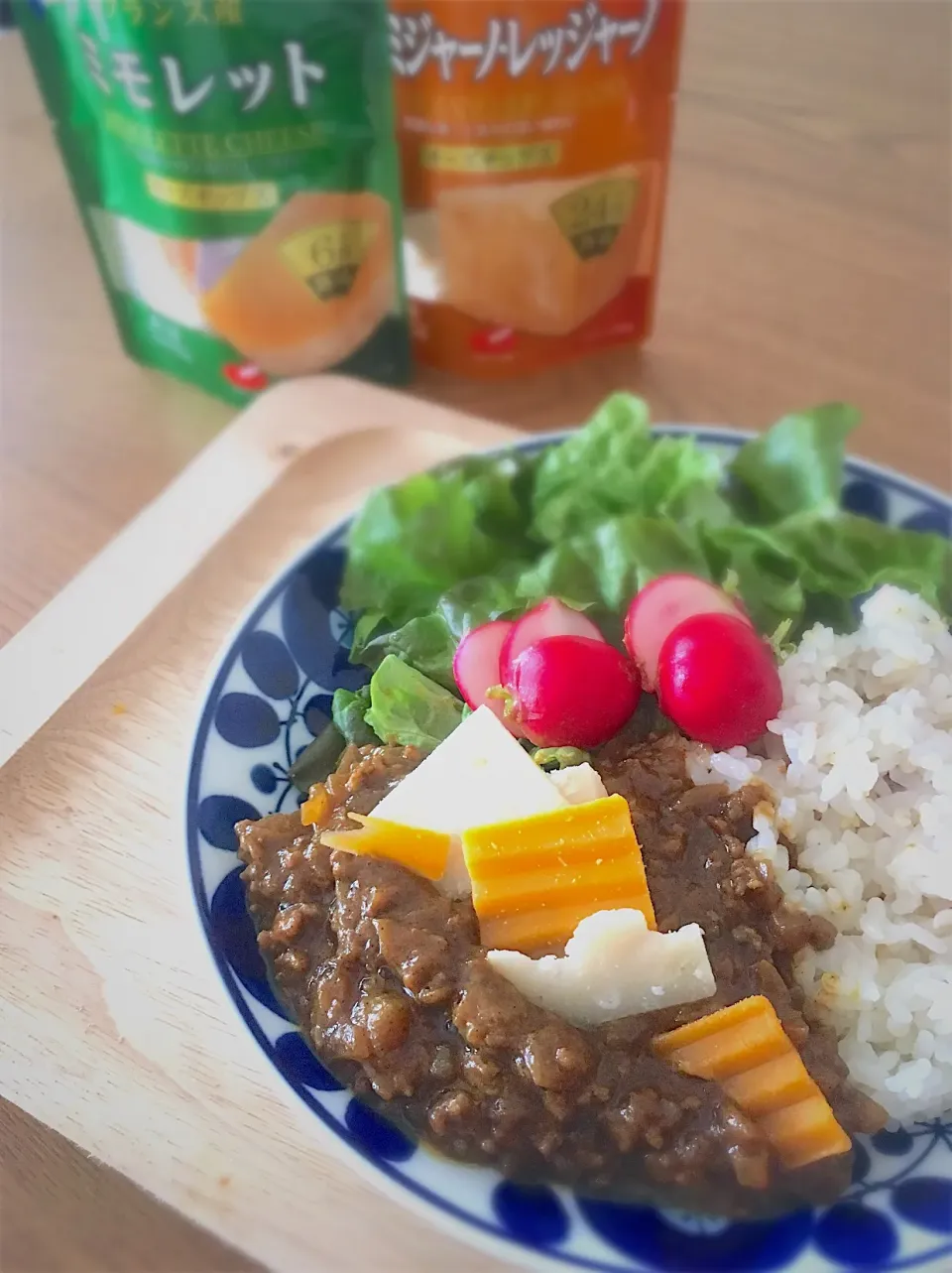 2種のチーズでキーマカレー🧀|Haruka*さん