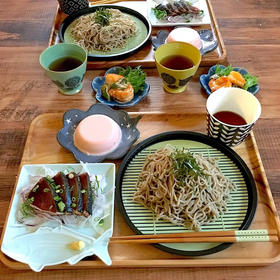 ざる蕎麦定食|ともみさん