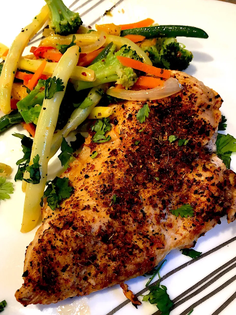 Chicken and stir fry ( salt-free)|Marnelli Dela Cruz Hollandさん