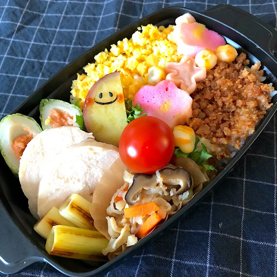 今日の旦那様のお弁当★そぼろ弁当|emichococo625さん