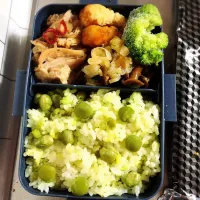 Snapdishの料理写真:今日の旦那さんのお弁当|MAIさん