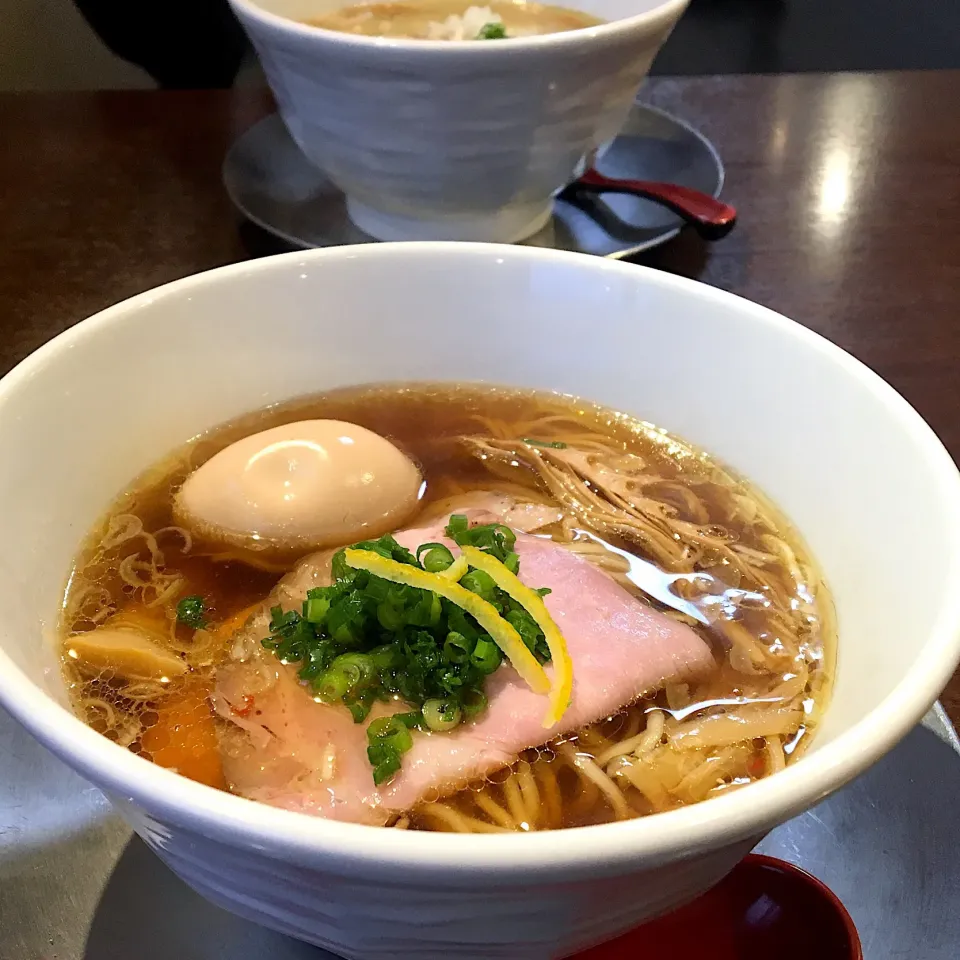 晩ごはん⭐️⭐️⭐️
味玉中華そば（醤油）
うめ〜(　ﾟдﾟ)ﾝﾏｯ!|ぽんたさん