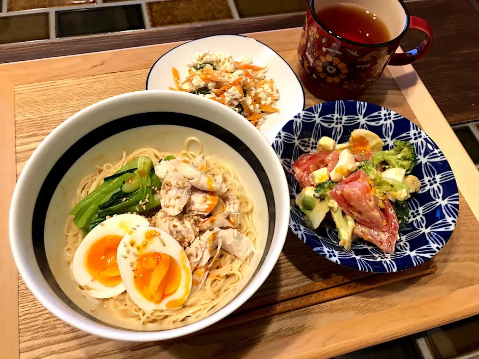 Snapdishの料理写真:坦々そうめん💕|Wanchanさん