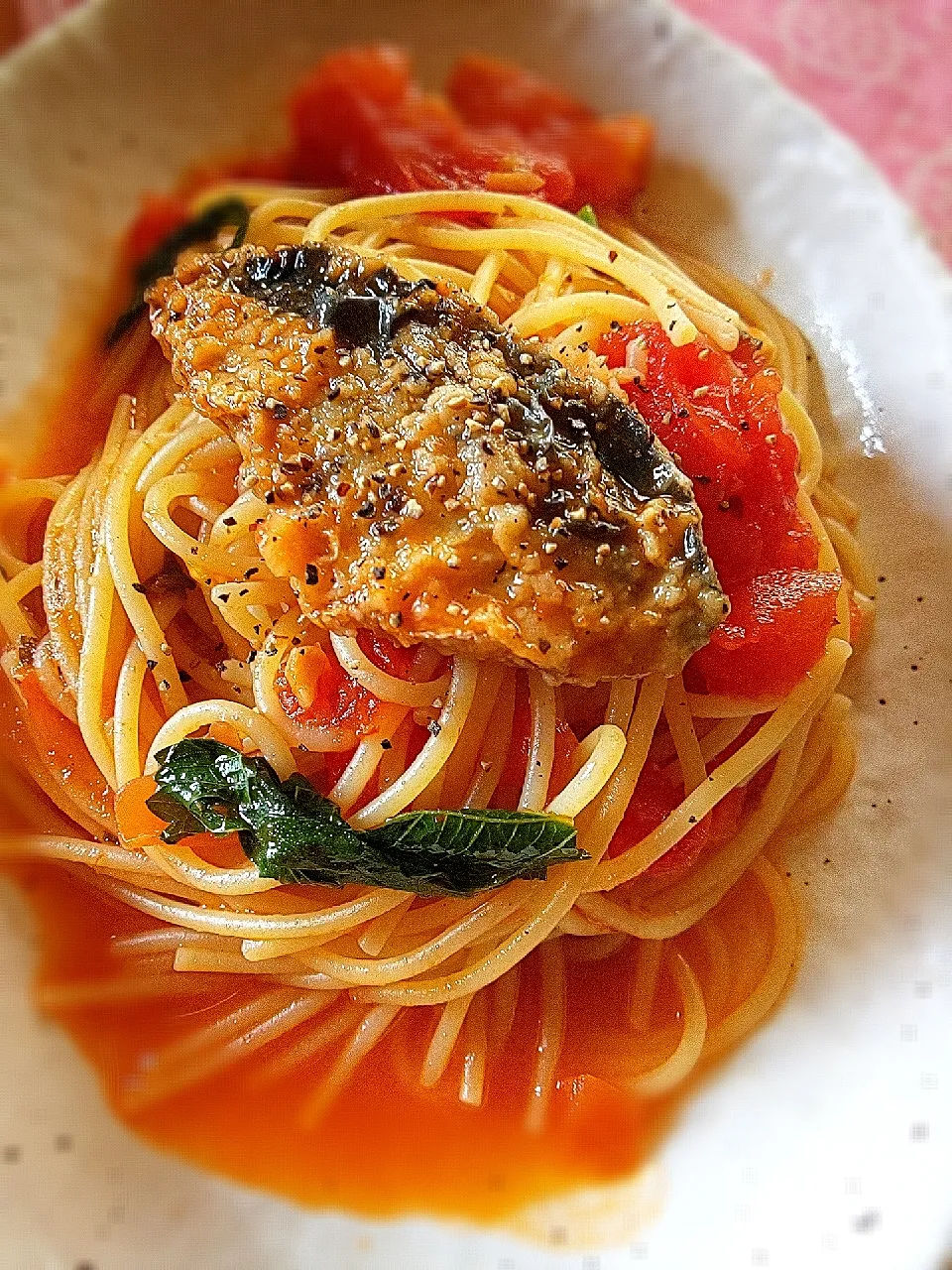 おひとりさまおうちランチ
トマトとサバのスープパスタ|後藤妙子さん