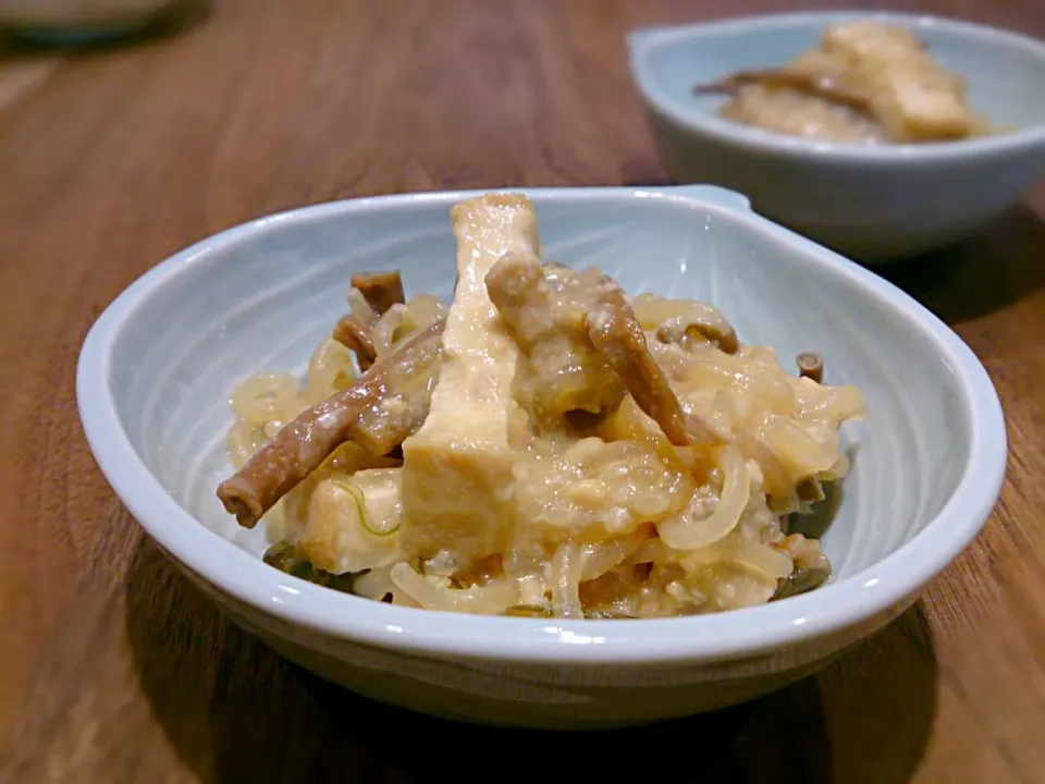 ぜんまいと厚揚げの味噌煮|古尾谷りかこさん