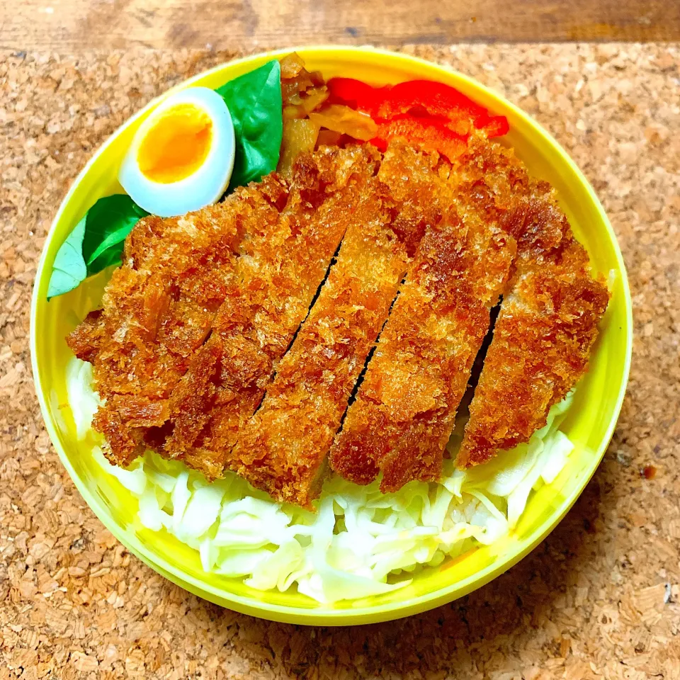 【お弁当】ソースメンチカツ丼|ぽりんさんさん