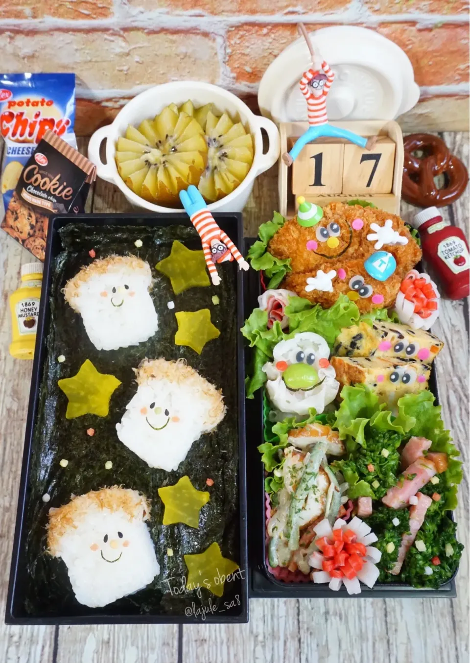 Snapdishの料理写真:食パン🍞お弁当🌈|La-Jule Sa8さん