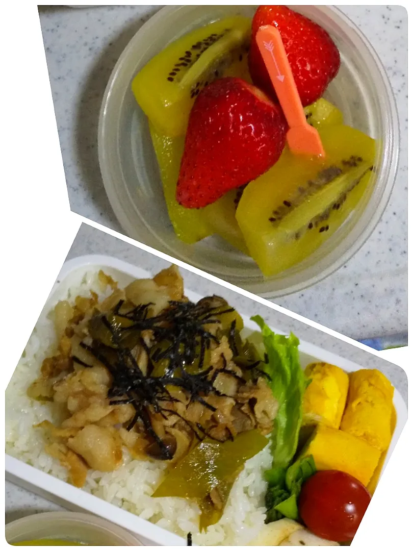 Snapdishの料理写真:今日の息子のお弁当🍱|けーこさん