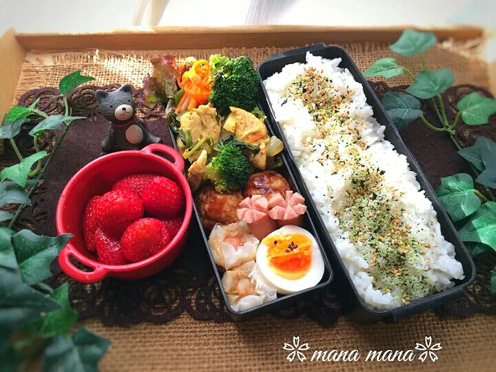 Snapdishの料理写真:今週のお弁当～金曜日|まなまな♡さん