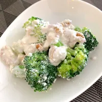 Snapdishの料理写真:ブロッコリーとくるみのサラダ🥗|aki.yoさん