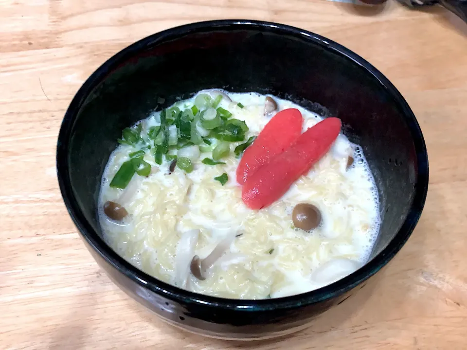 Snapdishの料理写真:明太ミルク塩ラーメン|なおきさん