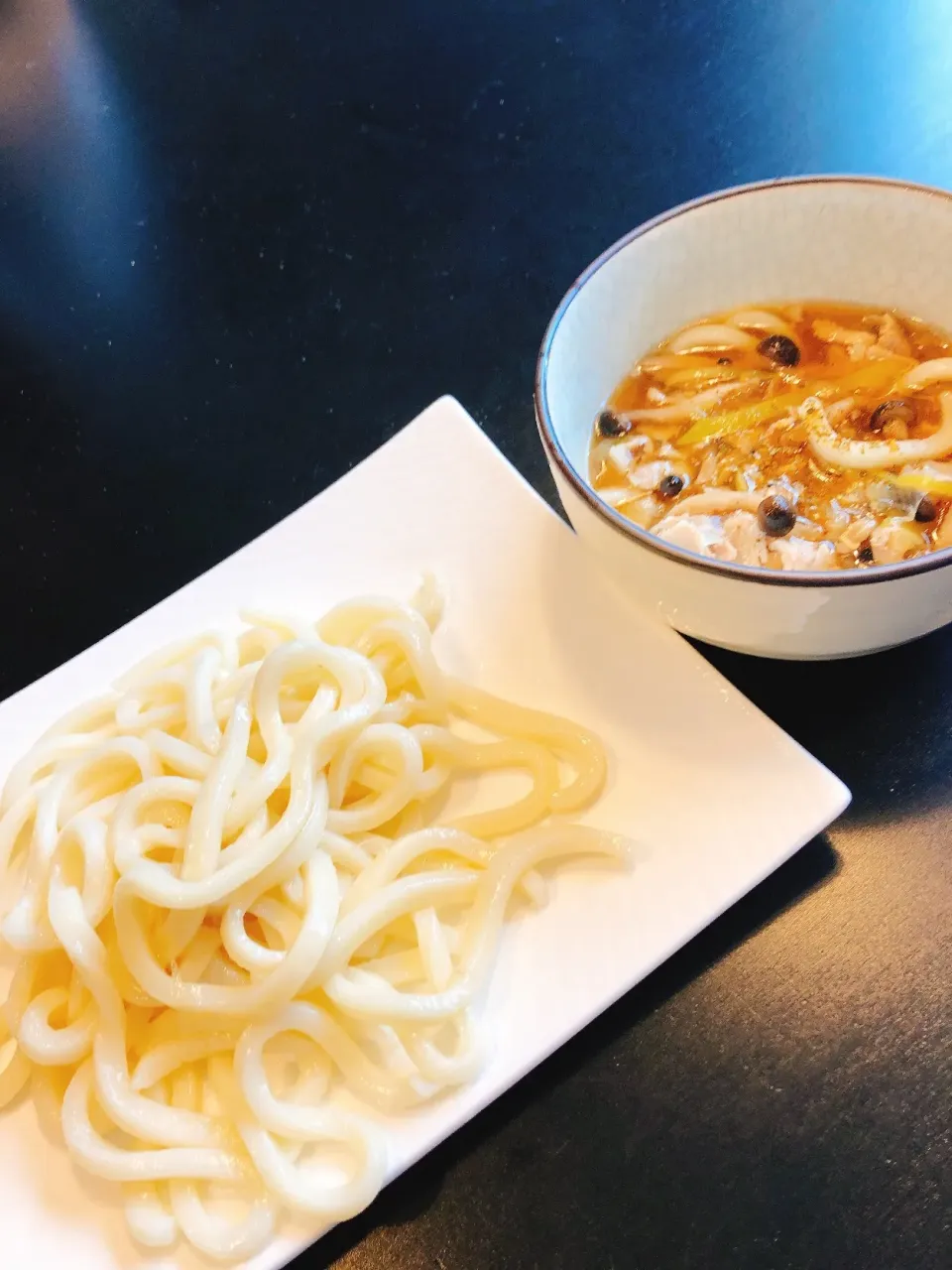 Snapdishの料理写真:我が家の肉汁うどん|tomoさん