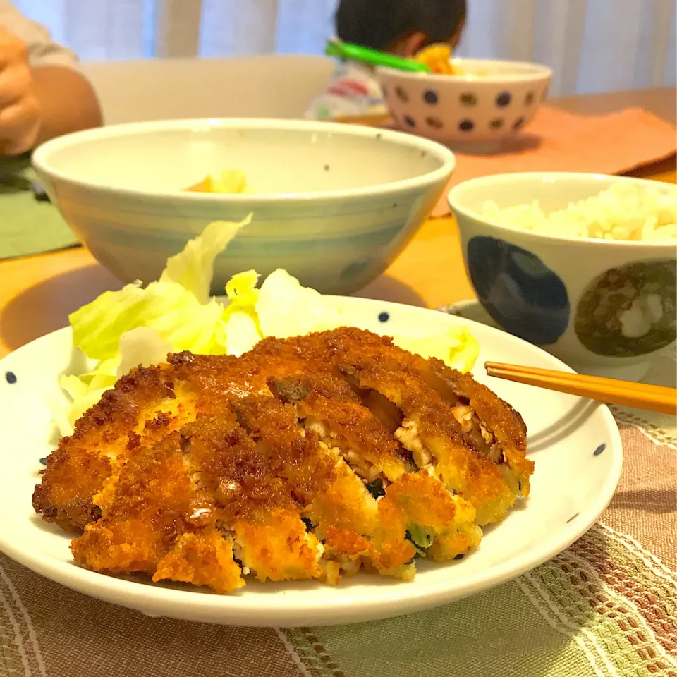 鮭フライ さくさく。晩ごはん。|しゅうとうさんさん