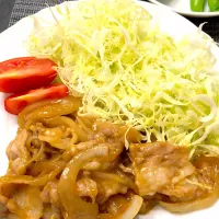 Snapdishの料理写真:生姜焼き作ってみた|FUNEさん