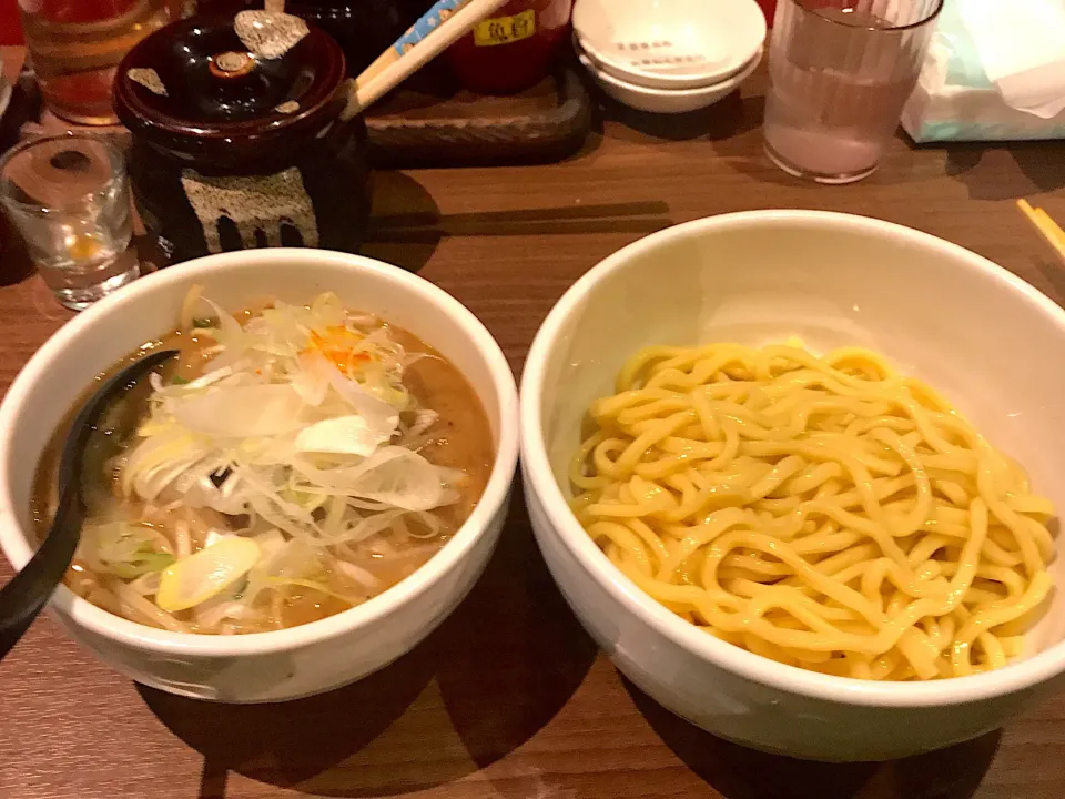 Snapdishの料理写真:ラーメン蓮 味噌つけめん|青木陽太さん