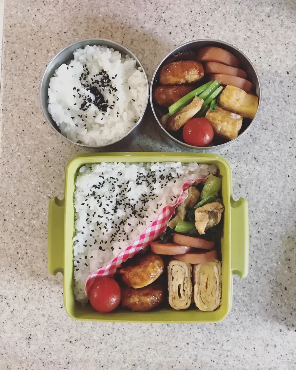 手抜き弁当🍱
 #自分弁当  #高校生男子弁当  #部活弁当  #お弁当  #弁当|ちっくんさん