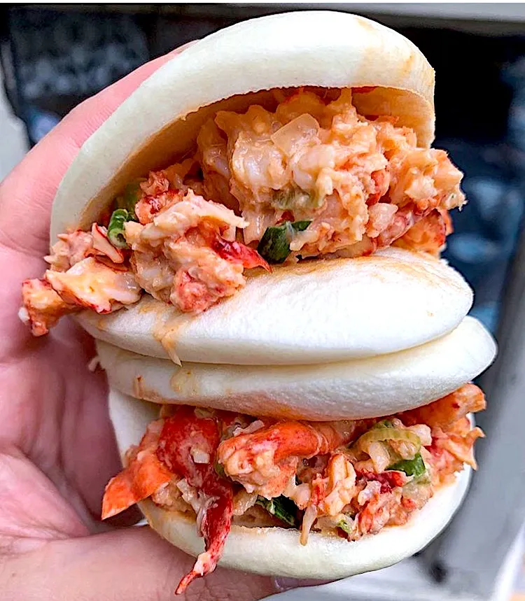 Snapdishの料理写真:Lobster roll bao’s #lobsterbao  #bao #lobster|🌺IAnneさん