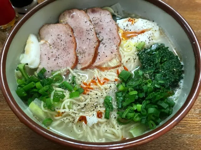 Snapdishの料理写真:#マルちゃん正麺 🍜、豚骨味❗️ (｡´･ε･｀｡)✨|サソリさん