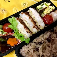 Snapdishの料理写真:パパと男子高校生のお弁当|マリリンさん