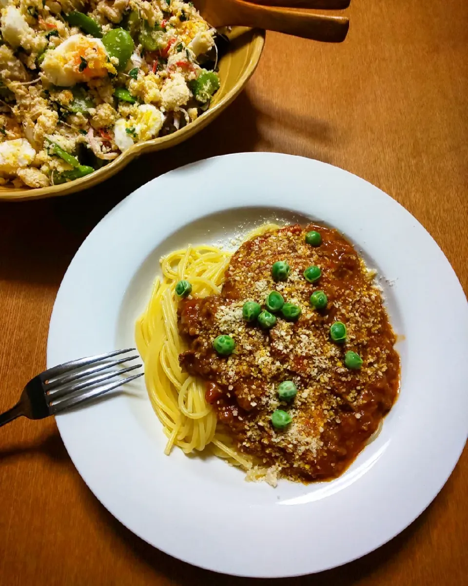 ミートソーススパゲッティー🍝|真希さん