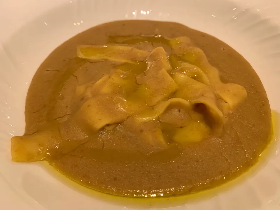 Snapdishの料理写真:ヴェネト州郷土料理deワイン会vol.4
Primo piatto
Faraona in salsa peberada

#restorante
#giueme
#vino
#vento|お家でbar!さん