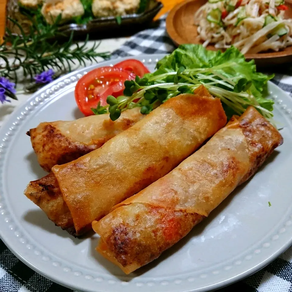 肉じゃが春巻き～(’-’*)♪|とまと🍅さん