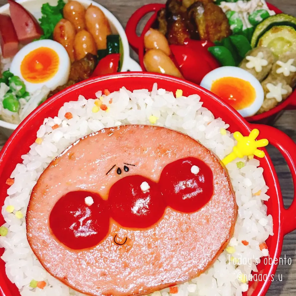 アンパンマン🤷🏻‍♀️⁉️弁当。|なちるんるんさん