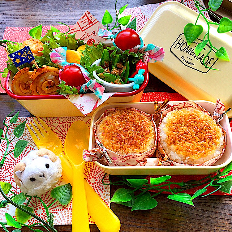 焼きおにぎり！空っぽにな〜れ♡