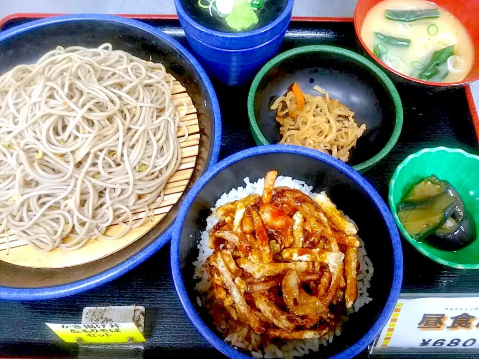 かき揚げ丼＆もりそばセット|nyama1さん