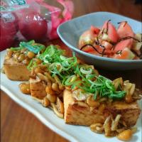 なめこinｴﾊﾞﾗおろしだれｵﾝｻﾞ厚揚げ