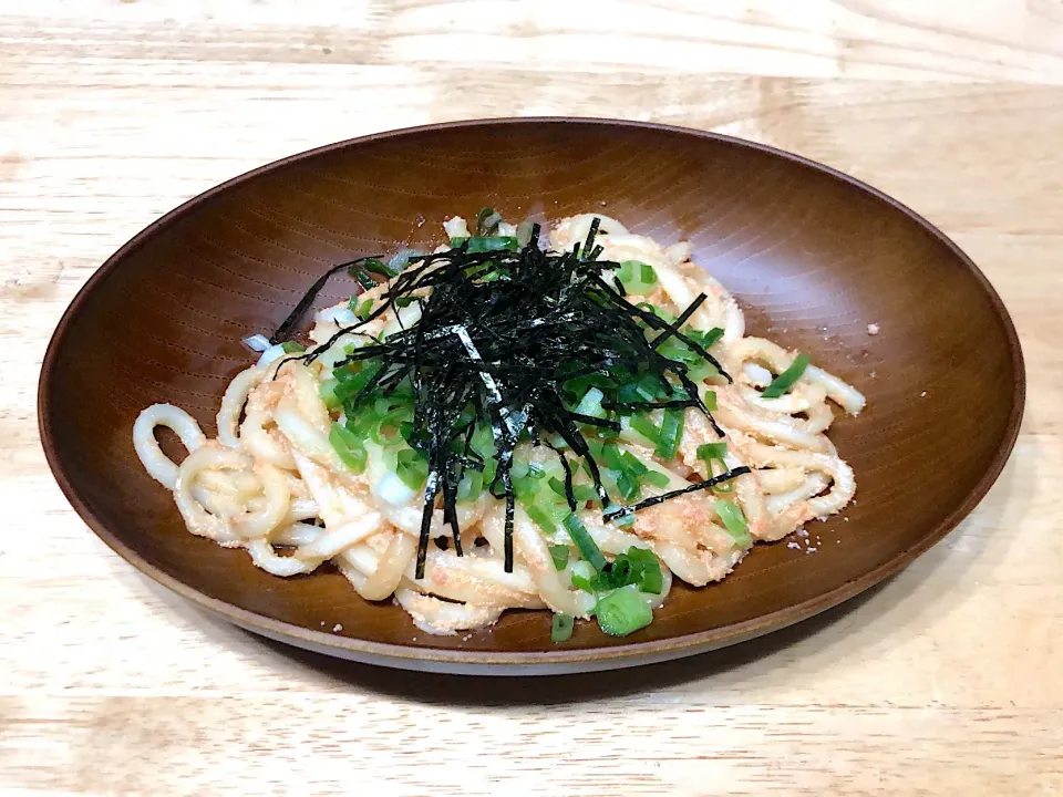 Snapdishの料理写真:明太焼きうどん|なおきさん