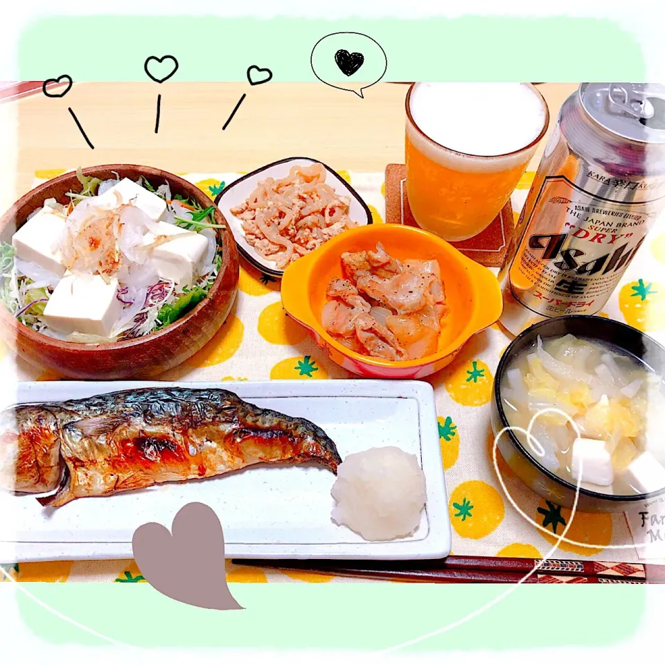 Snapdishの料理写真:５／２０ ｍｏｎ
晩ごはん🍴＊○°|rinaronarさん