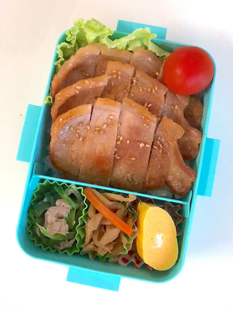 豚の生姜焼き弁当♪|ikumonさん