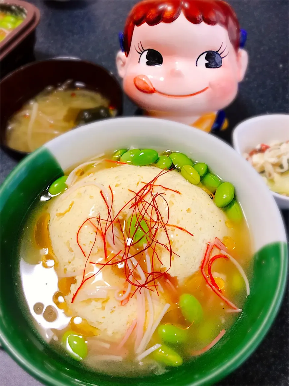 リピリピ♡お豆腐とはんぺんのふわふわ丼。|ぽき。さん