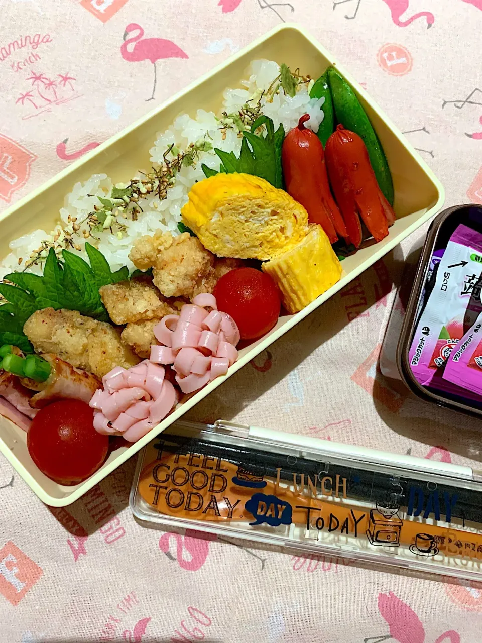 Snapdishの料理写真:2019.5.21 今日の娘弁当♡|mieさん