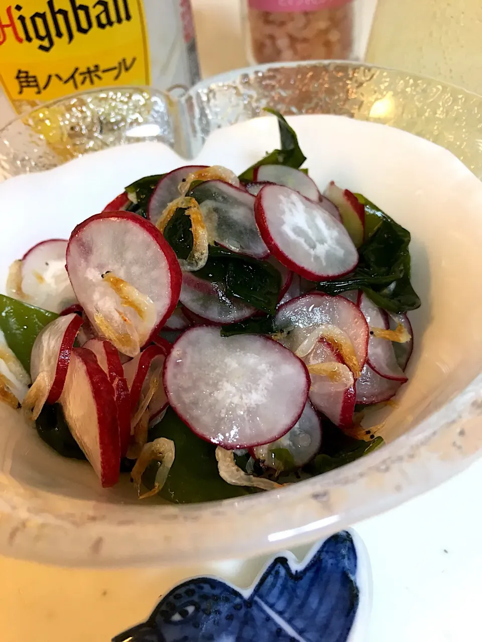 めるぼさんの料理 小エビとわかめとラディッシュのナムル🍃
ちょこちょこ晩御飯から〜の1品♪♪|MOMO-chan☻さん