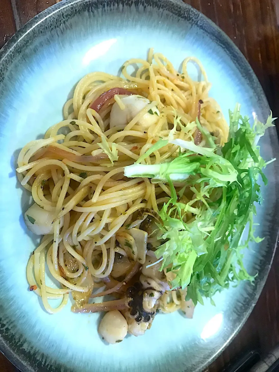 Seafoods spaghetti|Sky Blueさん