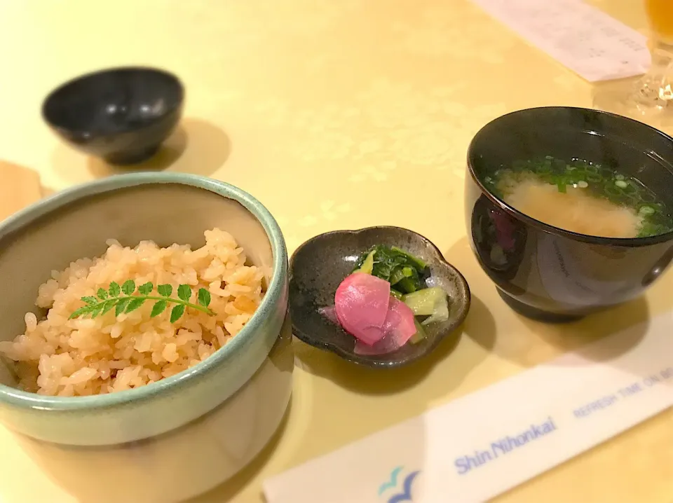 筍ご飯 竈焚き 香の物 お碗|もうちゃんさん